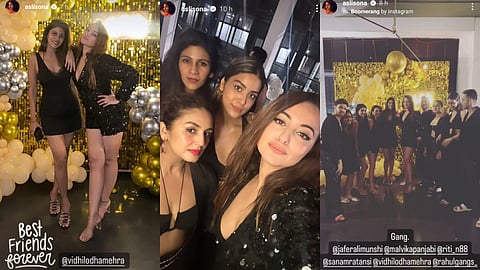 Sonakshi Sinha's party with friends